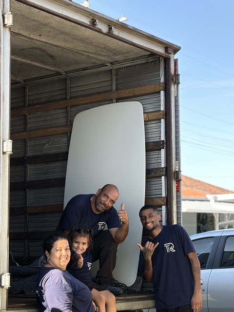 Família da TR Transportes — empresa familiar de mudanças em São José SC